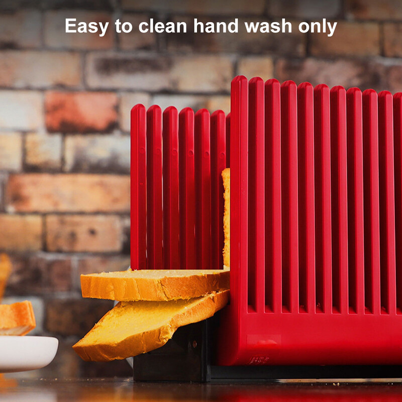 Κόφτης ψωμιού τοστ Πτυσσόμενος κόφτης ψωμιού για σπιτικό ψωμί Τροφίμων πλαστικό σάντουιτς φραντζόλας Κόφτης ομοιόμορφης κοπής