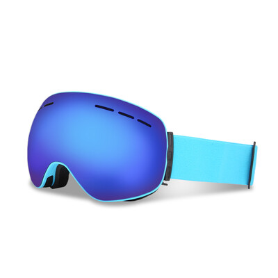 Magnetic Ski Goggles Fast Replace Lens σφαιρικοί φακοί καθρέφτη 100% UV Eye Protection Γυαλιά Snowboard κατά της ομίχλης