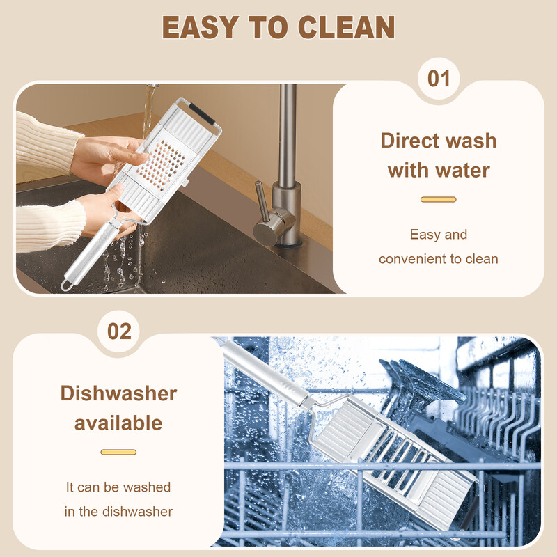 4in1 dārzeņu smalcinātājs augļu kartupeļu mizotājs burkānu griezējs nerūsējošā tērauda manuālā rīve virtuves sīkrīku multi Pur griezējam