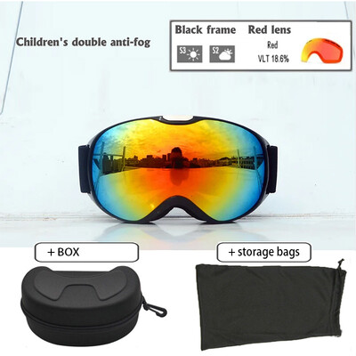 Παιδικά γυαλιά σκι Big View για παιδιά Διπλά στρώματα UV400 Μαγνητικά γυαλιά σκι για κορίτσια αγόρια Γυαλιά Snowboard Γυαλιά Γυαλιά ηλίου