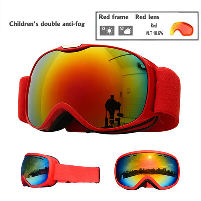 Παιδικά γυαλιά σκι Big View για παιδιά Διπλά στρώματα UV400 Μαγνητικά γυαλιά σκι για κορίτσια αγόρια Γυαλιά Snowboard Γυαλιά Γυαλιά ηλίου