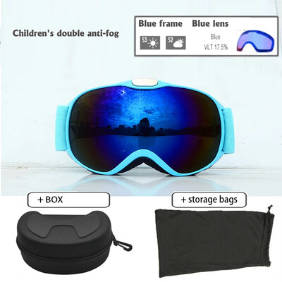 Παιδικά γυαλιά σκι Big View για παιδιά Διπλά στρώματα UV400 Μαγνητικά γυαλιά σκι για κορίτσια αγόρια Γυαλιά Snowboard Γυαλιά Γυαλιά ηλίου