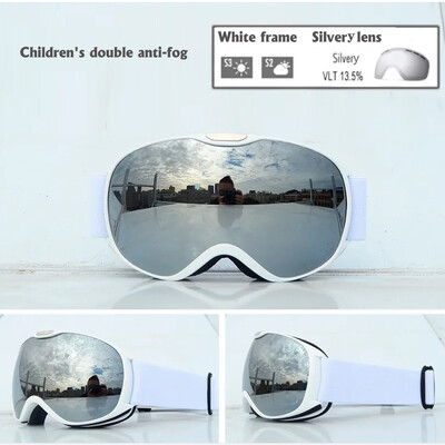 Παιδικά γυαλιά σκι Big View για παιδιά Διπλά στρώματα UV400 Μαγνητικά γυαλιά σκι για κορίτσια αγόρια Γυαλιά Snowboard Γυαλιά Γυαλιά ηλίου
