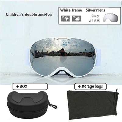 Παιδικά γυαλιά σκι Big View για παιδιά Διπλά στρώματα UV400 Μαγνητικά γυαλιά σκι για κορίτσια αγόρια Γυαλιά Snowboard Γυαλιά Γυαλιά ηλίου