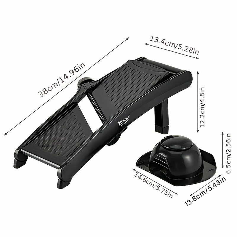 1 buc Tăiător de legume din oțel inoxidabil Tăiător de mandolină reglabil pentru tocator de cartofi, tomate, ceapă, morcovi, unelte profesionale de bucătărie