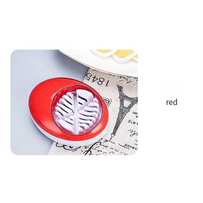 Κόφτης Κόκκινος Εύκολος Καθαρισμός Εύχρηστος Φέτες Αυγών Easy Slice Εργαλεία κουζίνας Κόφτης αυγών Μωβ φέτες φρούτων οικιακά σκεύη Αυγοκόφτης