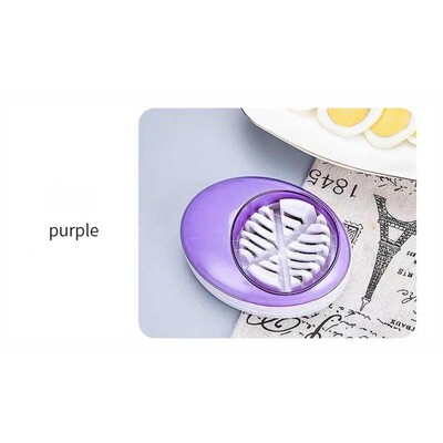 Κόφτης Κόκκινος Εύκολος Καθαρισμός Εύχρηστος Φέτες Αυγών Easy Slice Εργαλεία κουζίνας Κόφτης αυγών Μωβ φέτες φρούτων οικιακά σκεύη Αυγοκόφτης