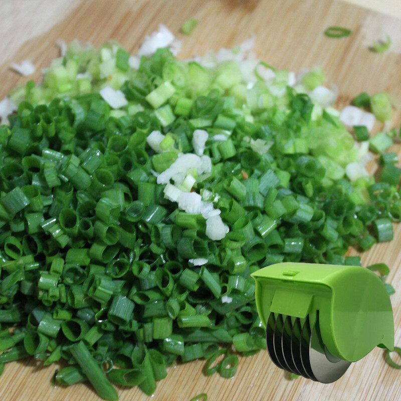 1 gab. Nerūsējošā tērauda pētersīļu smalcinātājs, manuāls darbu taupošs dārzeņu velmēšanas griezējs, daudzfunkcionāla sīpolu ķiploku smalcināšanas mašīna