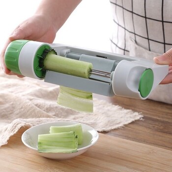 Φορητό εγχειρίδιο Vegetale Peeler Multi-function Faster round sheet Fruit Slicers Veggie Sheet Slicer Cutting Tool Kitchen Gadget