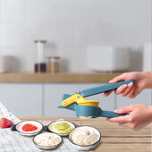 1 τεμ. πλενόμενα gadget και εργαλεία κουζίνας για εύκολη προετοιμασία Πολυλειτουργικός τεμαχιστής λαχανικών και φρούτων, επαναχρησιμοποιούμενος τεχνούργημα σε φέτες