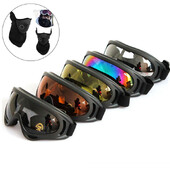 Γυαλιά σκι Αντιανεμικά γυαλιά μοτοσικλέτας ποδηλασίας Γυαλιά χειμερινού κατά της ομίχλης Γυαλιά Snowboard Μάσκα σκι Tactical Goggle γυαλιά ηλίου