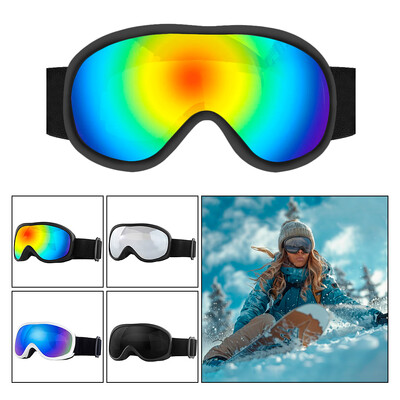 Ochelari de schi Bărbați Ochelari de schi Lentilă cu protecție UV Ochelari de zăpadă Ochelari de sport pentru snowboard pentru femei Mască de schi anti-aburire Ochelari de iarnă