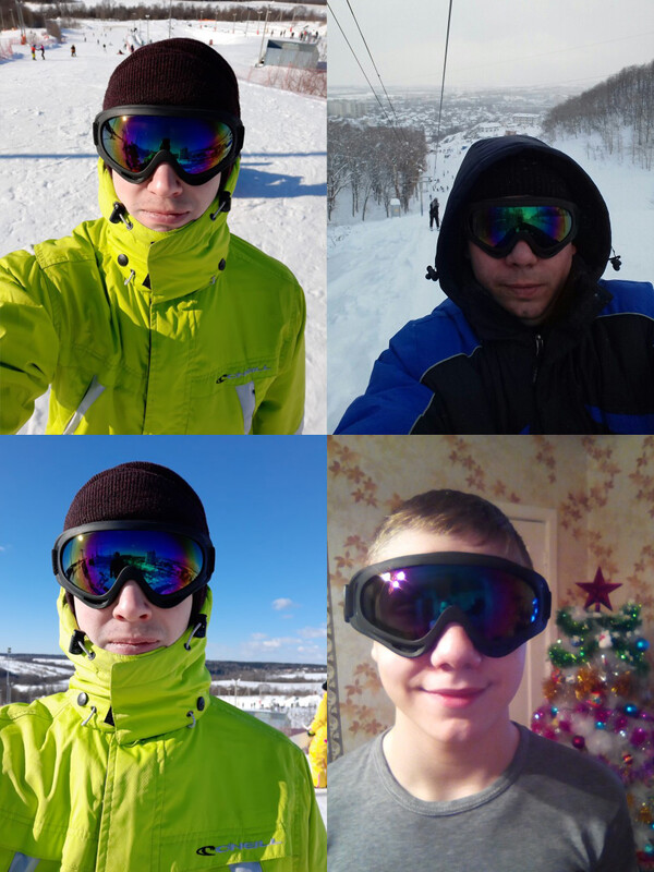 Ochelari de schi de iarnă Sport CS Moto Ciclism Snowboard Skate Snowmobile Ochelari anti-aburire Ochelari de schi UV400 Ochelari de schi Om de zăpadă