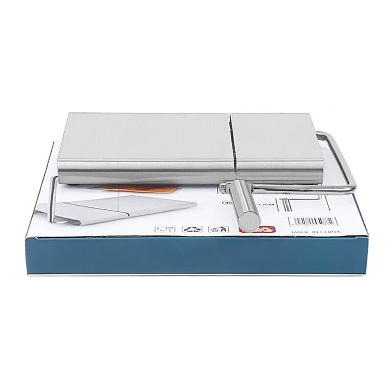 1 gab. Mājas virtuves griešanas rīki Daudzfunkcionāls griezējs nerūsējošā tērauda siera griezējs sviesta griezējs virtuves sīkrīki