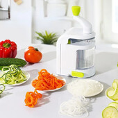 Răzătoare pentru legume Tăiător în spirală pentru cartofi Mașină cu spirală pentru fructe și legume pentru tăiței Dispozitive de bucătărie multifuncționale