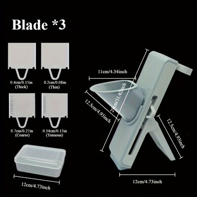 Πολυλειτουργικός κόφτης λαχανικών κουζίνας, ρυθμιζόμενος κόφτης λαχανικών οικιακής κουζίνας, πατάτα και αγγούρι, κόφτης κρέατος