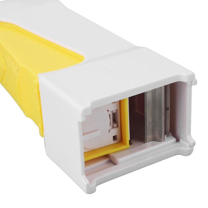 Stick sviesta griezējs 420 nerūsējošā tērauda asmens ar vienu klikšķi sviesta siera dozatora griezējs, kas aizsargā ledusskapi