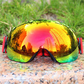 Ochelari de schi ușoare cu lentile duble, UV400, anti-ceață, ochelari de protecție mari, ochelari de schi, bărbați, femei, ochelari de snowboard pentru zăpadă Ochelari de iarnă
