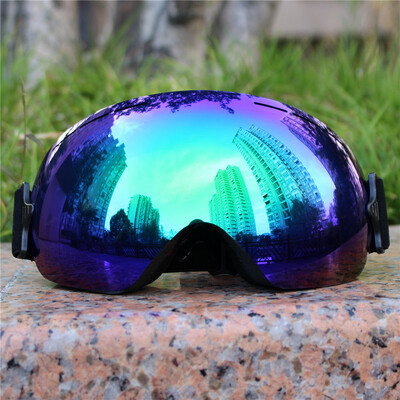 Ochelari de schi ușoare cu lentile duble, UV400, anti-ceață, ochelari de protecție mari, ochelari de schi, bărbați, femei, ochelari de snowboard pentru zăpadă Ochelari de iarnă