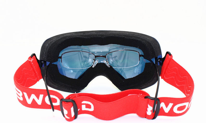 Ochelari de schi ușoare cu lentile duble, UV400, anti-ceață, ochelari de protecție mari, ochelari de schi, bărbați, femei, ochelari de snowboard pentru zăpadă Ochelari de iarnă