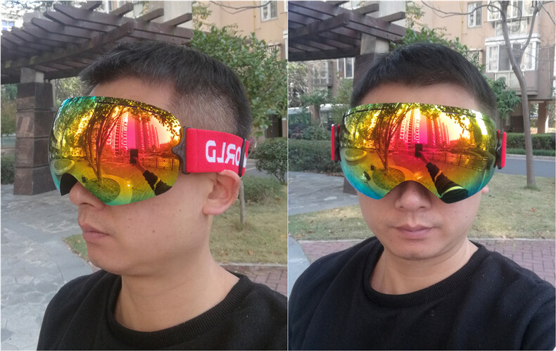 Ochelari de schi ușoare cu lentile duble, UV400, anti-ceață, ochelari de protecție mari, ochelari de schi, bărbați, femei, ochelari de snowboard pentru zăpadă Ochelari de iarnă