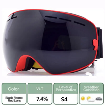 , Ochelari profesioniști pentru zăpadă cu unghi larg, cu straturi duble, anti-ceață UV400, bărbați, femei, motociclete de zăpadă, schi Googles, ochelari de schi snowboard