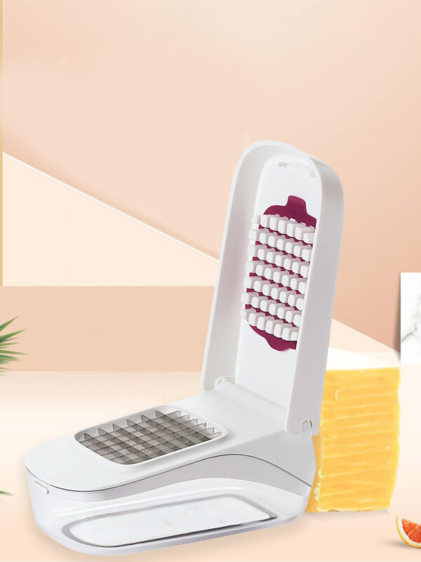 Kūrybinis virtuvės įrankis – bulvių, svogūnų, citrinų ir vaisių smulkintuvas – smulkintuvas ir specialus įtaisas