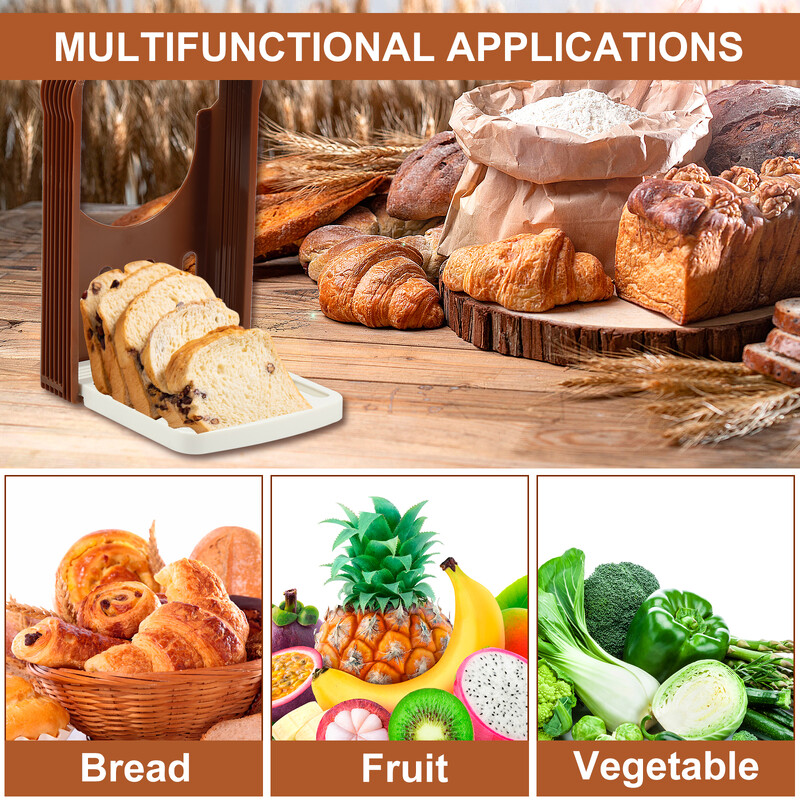 4/1 vnt skrudintos duonos pjaustyklė sulankstoma kepalų pjaustyklė sumuštinių pjaustyklė Virtuvės įtaisas pusryčių skrudintos duonos kepimo mašina kepimo įrankis