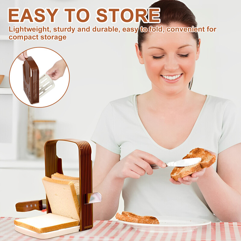 4/1 vnt skrudintos duonos pjaustyklė sulankstoma kepalų pjaustyklė sumuštinių pjaustyklė Virtuvės įtaisas pusryčių skrudintos duonos kepimo mašina kepimo įrankis