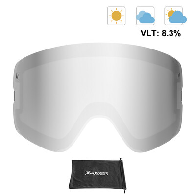 Μαγνητικά γυαλιά σκι Ανδρικά γυαλιά για σνόουμπορντ Γυαλιά διπλής στρώσης φακός αντιθαμβωτική UV400 Γυαλιά για το χιόνι Γυναικεία γυαλιά για χιόνι Γυαλιά για σκι OTG