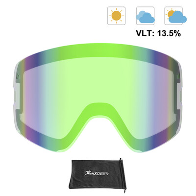 Μαγνητικά γυαλιά σκι Ανδρικά γυαλιά για σνόουμπορντ Γυαλιά διπλής στρώσης φακός αντιθαμβωτική UV400 Γυαλιά για το χιόνι Γυναικεία γυαλιά για χιόνι Γυαλιά για σκι OTG