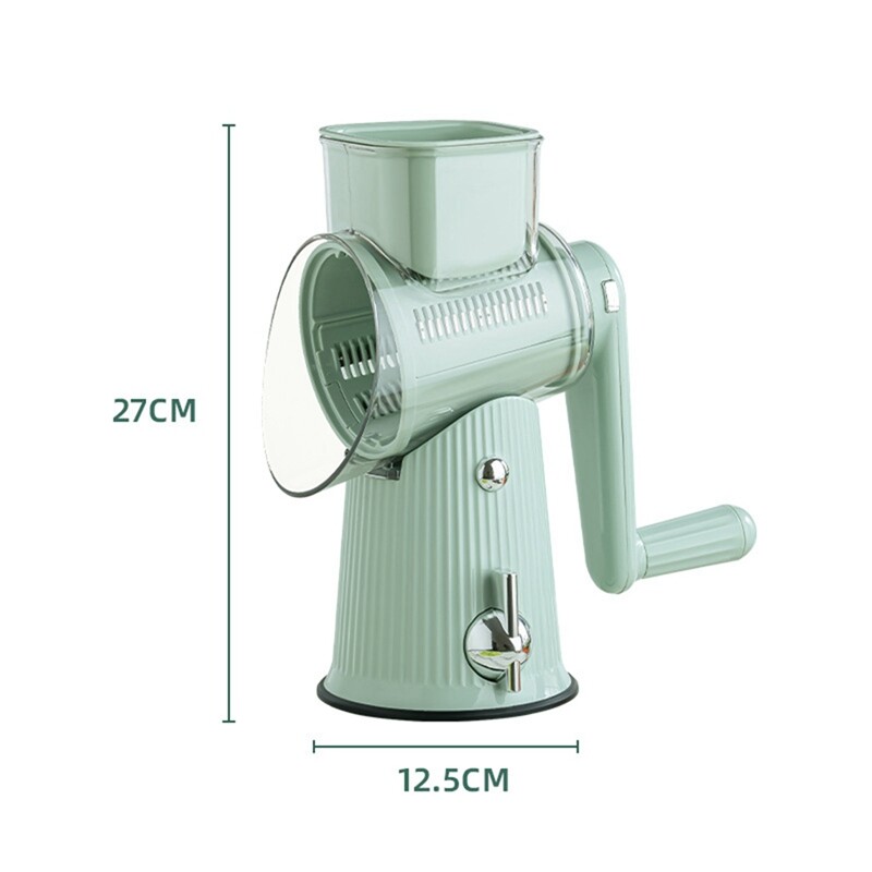 Sūrio tarka su rankena su 5 keičiamais peiliukais, daugiafunkcinė bulvių ir ridikėlių pjaustymo ir pjaustymo mašina, patvari