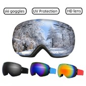 Γυαλιά σκι για ενήλικες Μεγάλα γυαλιά για το χιόνι Γυαλιά ασφαλείας Unisex Αξεσουάρ Snowboarding Θήκη για γυαλιά Αθλητικά γυαλιά σκι γυαλιά HD