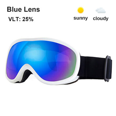 Skijaške naočale Muške Ženske Skijaške naočale UV zaštitne leće Naočale za snijeg protiv magljenja Naočale za snowboard Zimske sportske naočale Skijaška maska za odrasle