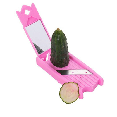 Itin plonos agurkų pjaustyklės su veidrodžiu, skirtos kaukei Grožio pjaustyklė Agurkų galandiklis Skustukas Virtuvės vaisių ir daržovių įrankiai Peilis