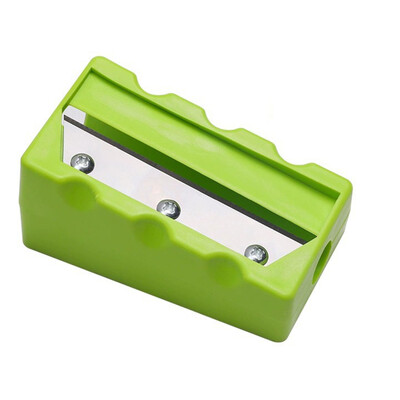 Itin plonos agurkų pjaustyklės su veidrodžiu, skirtos kaukei Grožio pjaustyklė Agurkų galandiklis Skustukas Virtuvės vaisių ir daržovių įrankiai Peilis