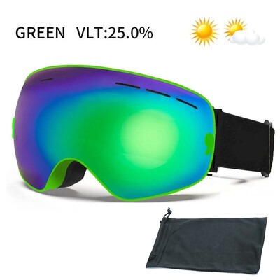PINJIAN Slēpošanas aizsargbrilles Divslāņu Anti-Miglas UV400 Snovborda Sniega Brilles Sniega motociklu Brilles Brilles Āra Sports Slēpošana Googles