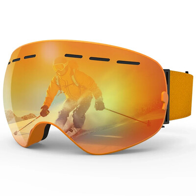 Ochelari de schi PHMAX Straturi duble anti-aburire Ochelari de zăpadă pentru snowboard pentru adulți Ochelari pentru motos de zăpadă Ochelari pentru sport în aer liber Ochelari de schi