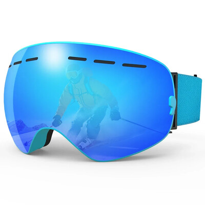 Ochelari de schi PHMAX Straturi duble anti-aburire Ochelari de zăpadă pentru snowboard pentru adulți Ochelari pentru motos de zăpadă Ochelari pentru sport în aer liber Ochelari de schi