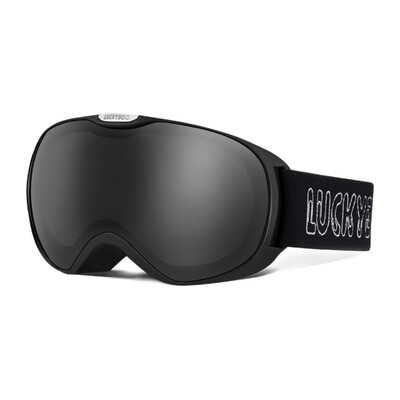 Ochelari de schi LUCKYBOO L1 pentru copii, protecție UV, lentile duble anti-aburire, câmp vizual mare, reglare curelei