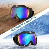 Ochelari de schi Ochelari de protecție antivânt pentru ciclism Motocicletă Iarnă anti-ceață Snowboard Ochelari de schi Mască de schi Ochelari tactici Ochelari de soare