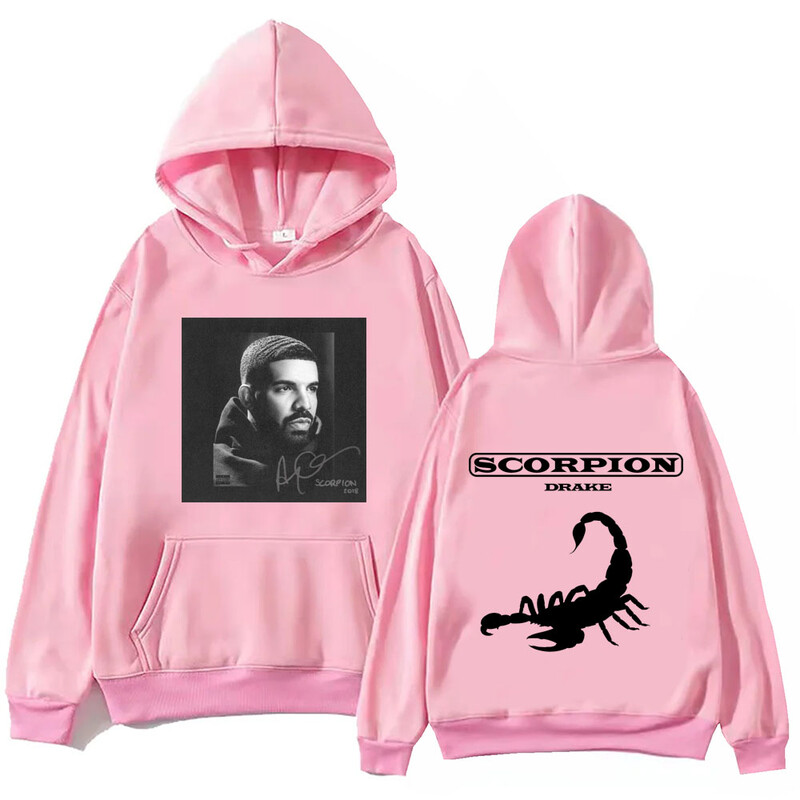 2024 Scorpion Drake mikina s kapucňou s dlhým rukávom mikina pre hudobných fanúšikov darček jar leto ležérne