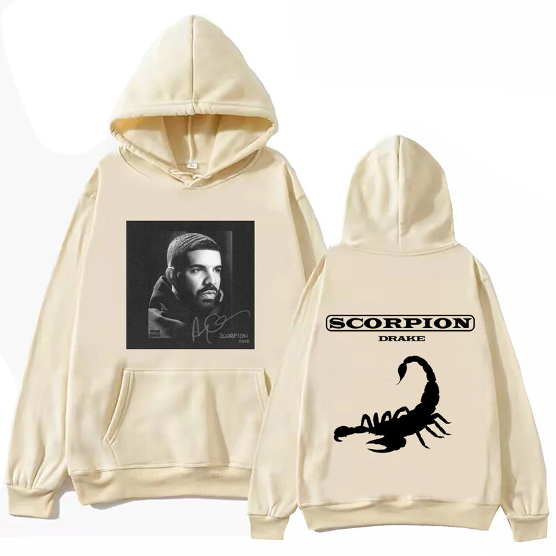 2024 Scorpion Drake mikina s kapucňou s dlhým rukávom mikina pre hudobných fanúšikov darček jar leto ležérne