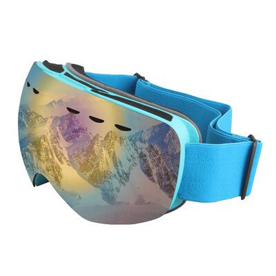 JSJM jaunas slēpošanas brilles pieaugušajiem, divslāņu pretaizmiglošanas slēpošanas brilles ziemas brīvdabas sporta brilles UV400 snovborda sniega motocikla brilles