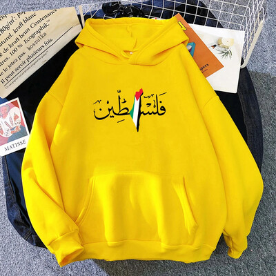 Palestine Hoodie Fashion Γυναικείες φούτερ Harajuku Αισθητικά γραφικά φούτερ Unisex Φθινοπωρινό Χειμώνα Vintage Casual πουλόβερ Φούτερ Bluzy