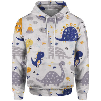 Άνετο φθινοπωρινό και χειμερινό φούτερ Alpaca Cartoon Ανδρικό φούτερ Dinosaur 3D Printing Νέο σε φούτερ και φούτερ 2024