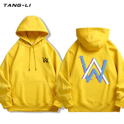 Alan Olav Walker mūzika ar kapuci sievietēm pavasara un rudens sporta krekls vīriešu un sieviešu modeVīriešu pulovers Pāra apģērbs