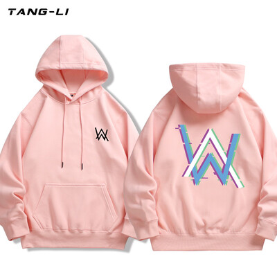 Alan Olav Walker mūzika ar kapuci sievietēm pavasara un rudens sporta krekls vīriešu un sieviešu modeVīriešu pulovers Pāra apģērbs