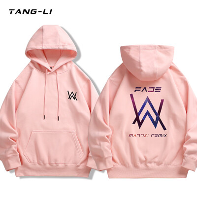 Alan Olav Walker mūzika ar kapuci sievietēm pavasara un rudens sporta krekls vīriešu un sieviešu modeVīriešu pulovers Pāra apģērbs