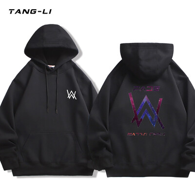 Alan Olav Walker mūzika ar kapuci sievietēm pavasara un rudens sporta krekls vīriešu un sieviešu modeVīriešu pulovers Pāra apģērbs